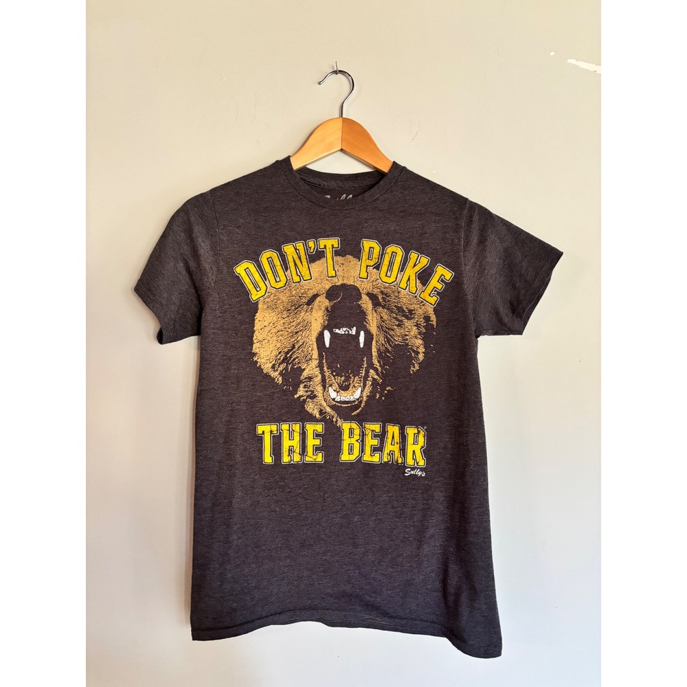 Sullys‎ Brand Boston Bruins Dont Poke The Bear Charcoal Heather Womens S